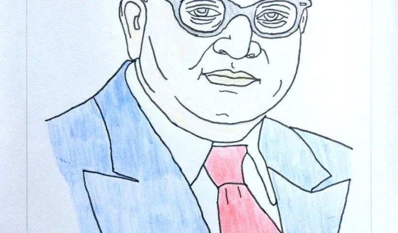 Man's portrait sketch, B. R. Ambedkar Indian independence movement Pakistan  or partition of India Ambedkar, Gandhi and Patel: The Making of India's  Electoral System, dr. ambedkar potho, angle, face, monochrome png | PNGWing